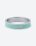 Anillo Mint Enamel Highs and Lows