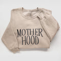 Motherhood Embroidered Sweatshirt | Minimalist Mom Crewneck