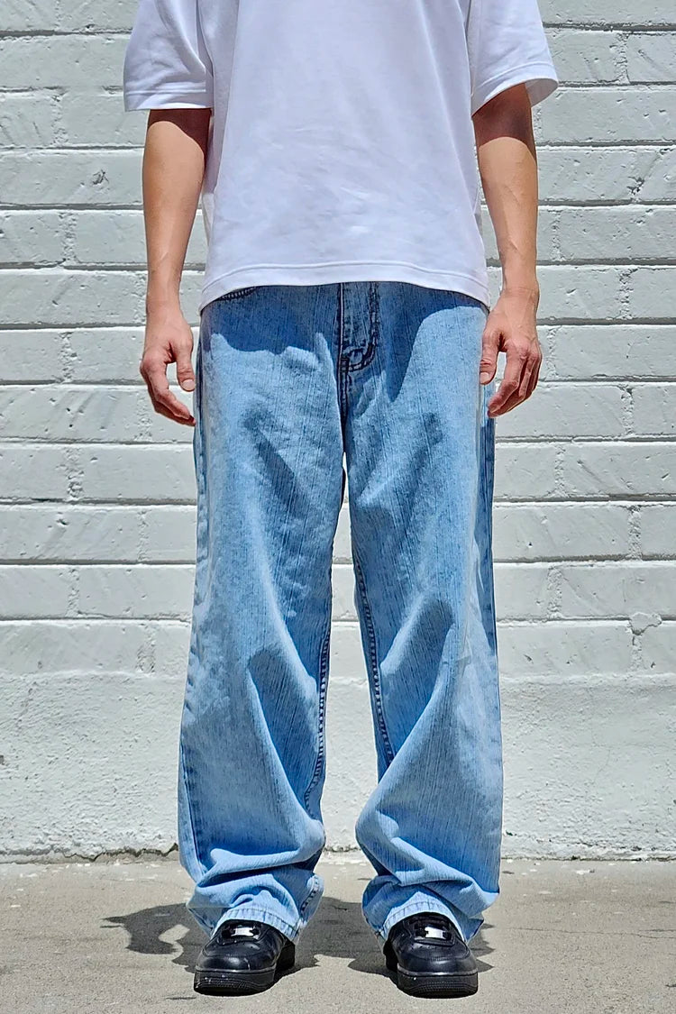 Blue Baggy Jeans
