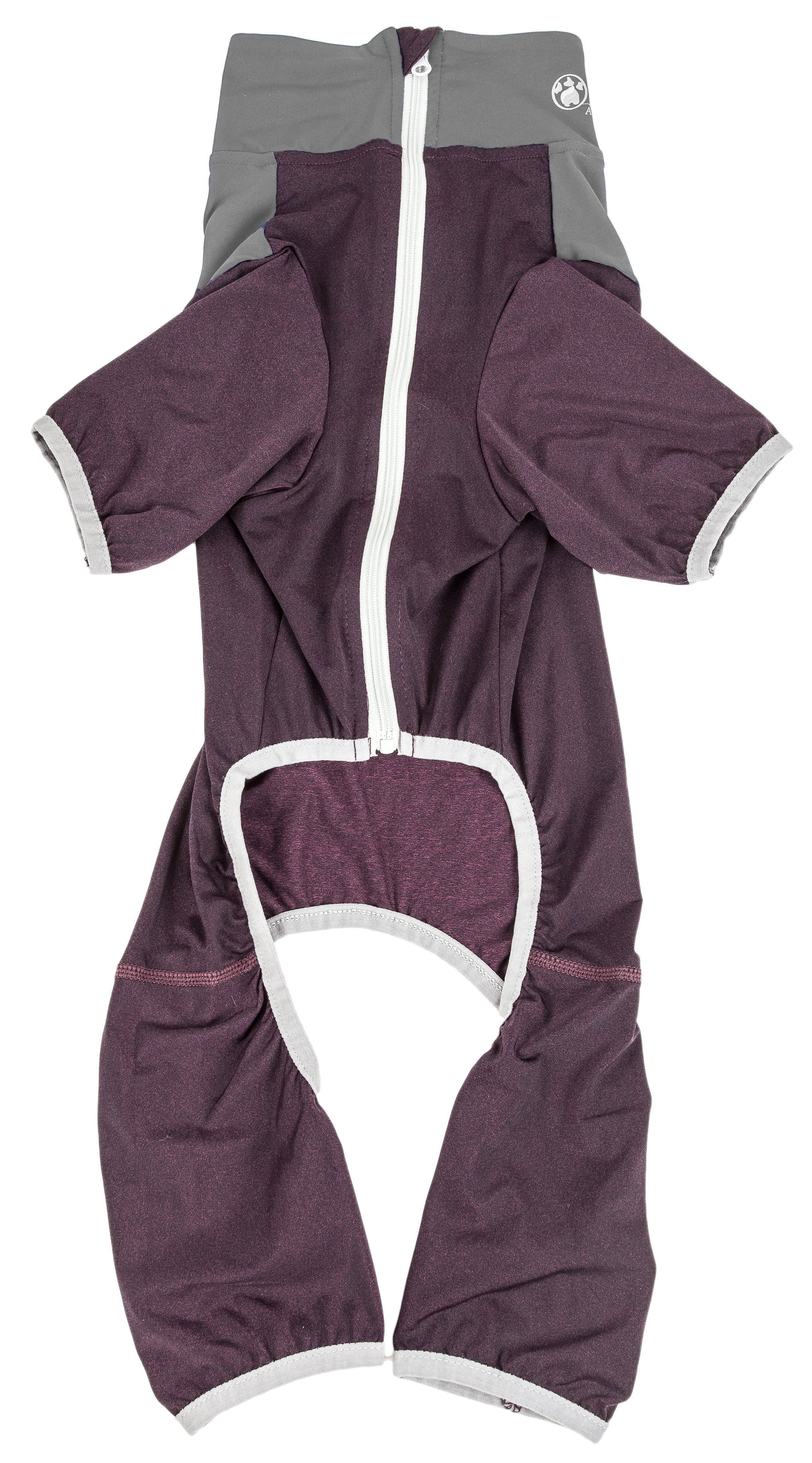 Pet Life ®  Active 'Embarker' 4-Way Stretch Fitness Yoga Full Body Dog Tracksuit