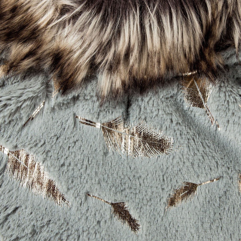 Pet Life ® Luxe 'Gold-Wagger' Gold-Leaf Fashion Designer Dog Fur Coat