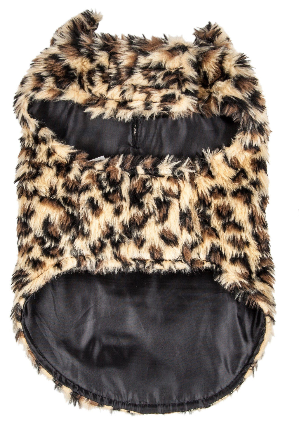 Pet Life ® Luxe 'Poocheetah' Cheetah-Spotted Designer Mink Fur Dog Coat