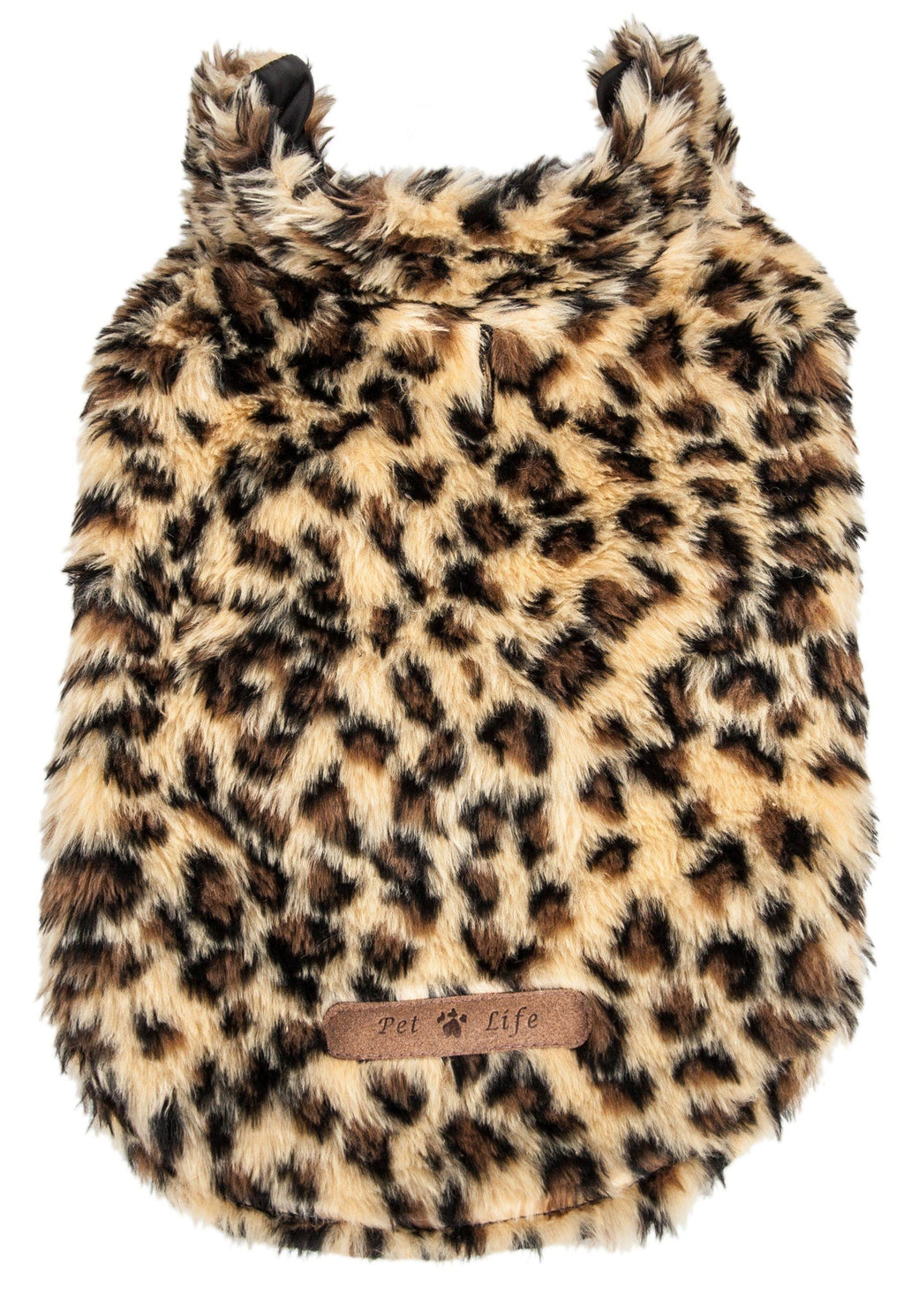 Pet Life ® Luxe 'Poocheetah' Cheetah-Spotted Designer Mink Fur Dog Coat