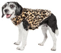 Pet Life ® Luxe 'Poocheetah' Cheetah-Spotted Designer Mink Fur Dog Coat