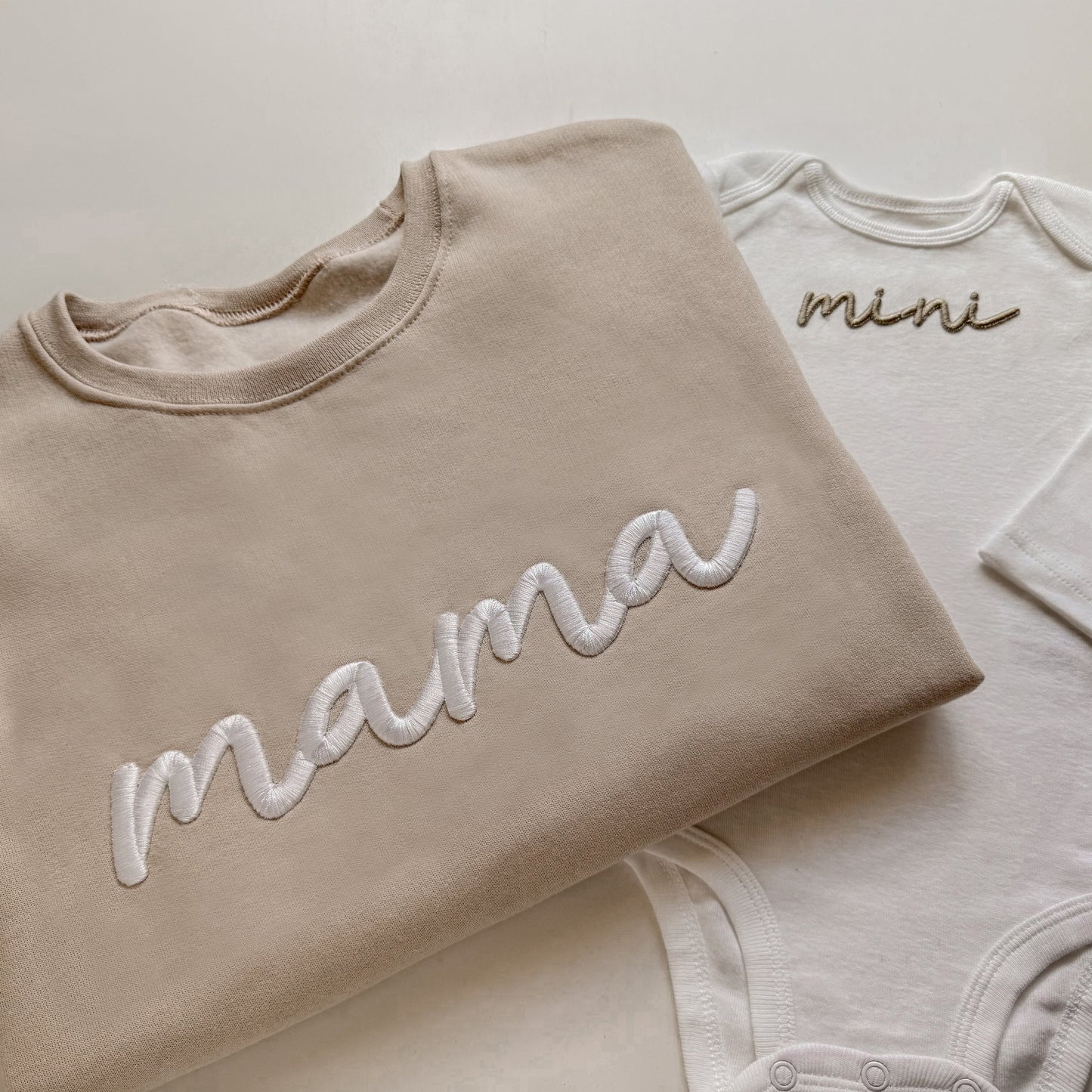 Mama & Mini Embroidered Set