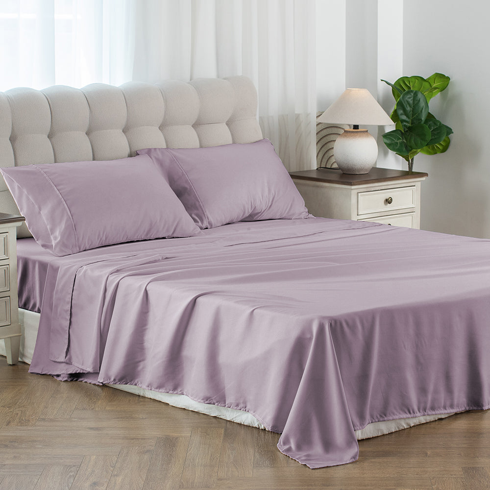 Kasentex Spring Soft Sheet Bedding Set in Deep Pocket, Hypoallergenic and Breathable, Room Decor, Graduation Gifts