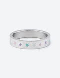Anillo de plata con estrella