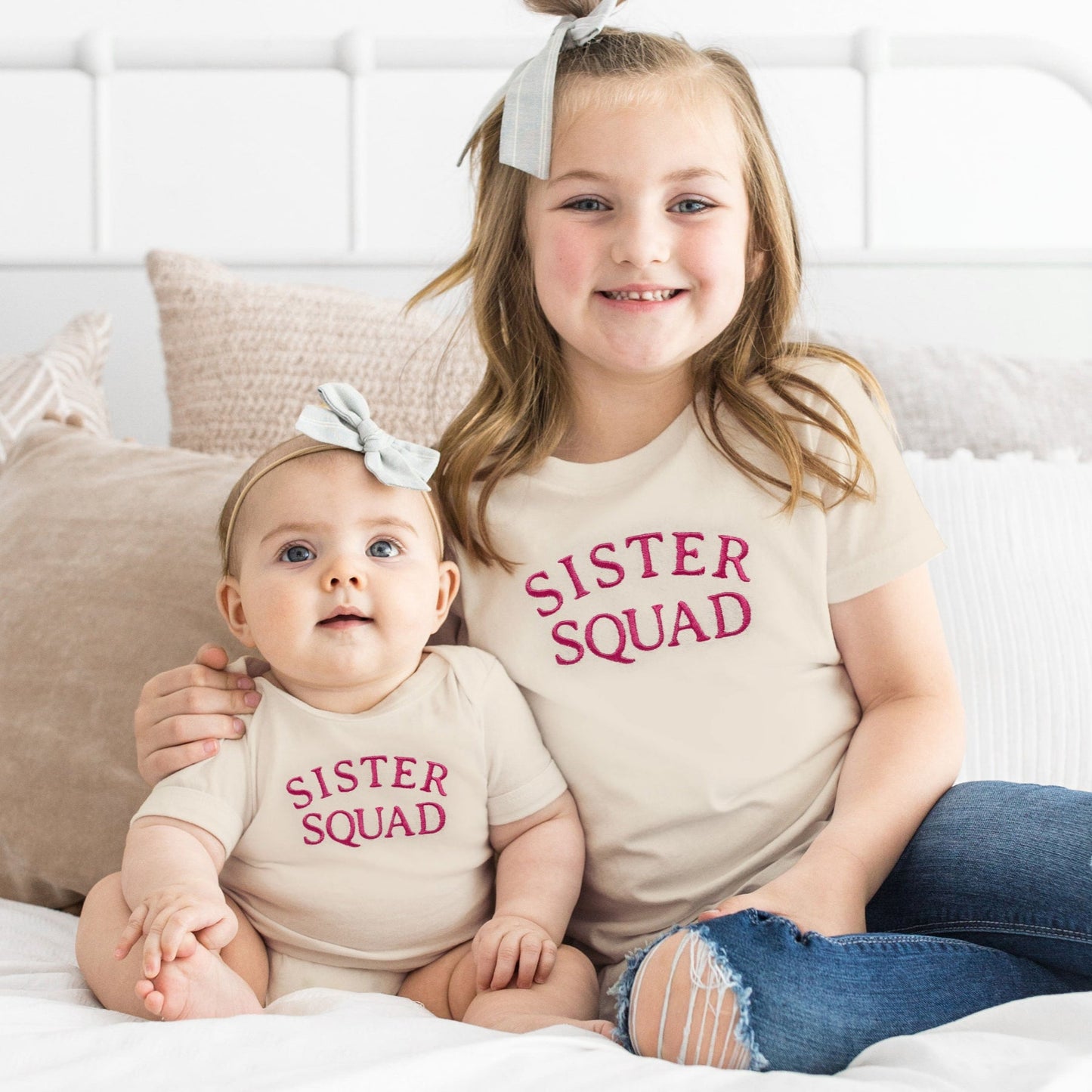 Sister Squad Matching Shirts | Embroidered Sister Outfits