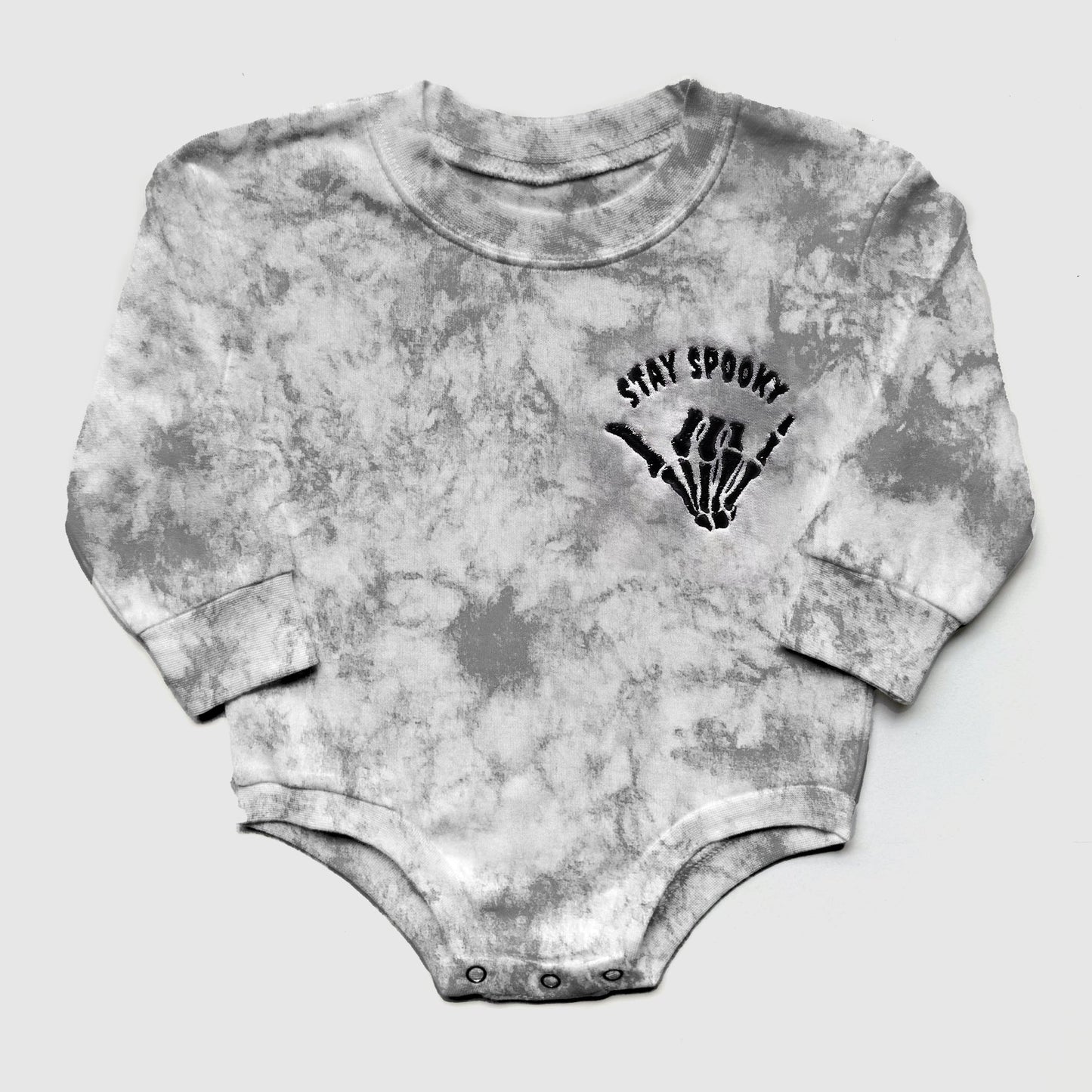 Stay Spooky Tie Dye Embroidered Matching Sweatshirts for Halloween