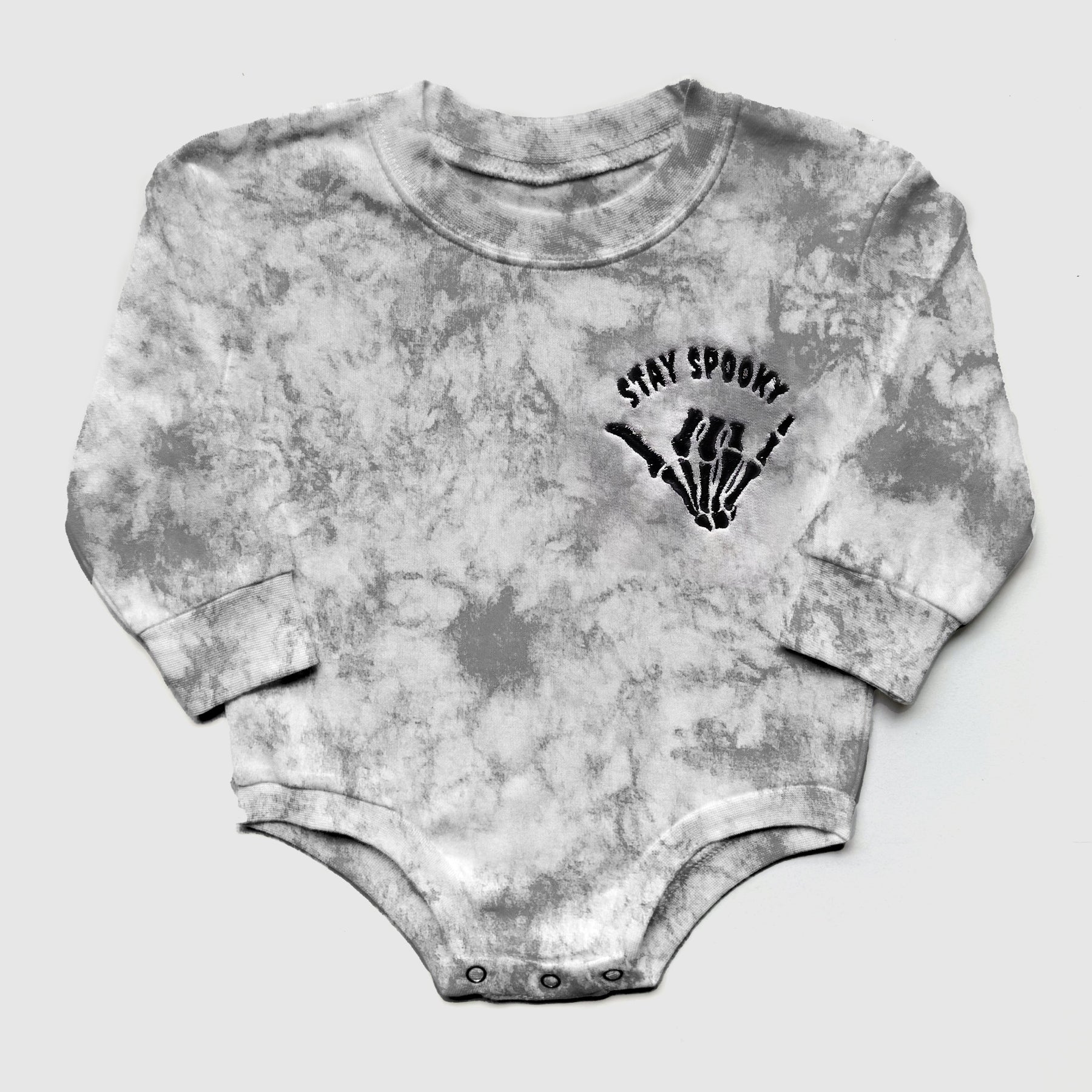 Stay Spooky Tie Dye Embroidered Matching Sweatshirts for Halloween