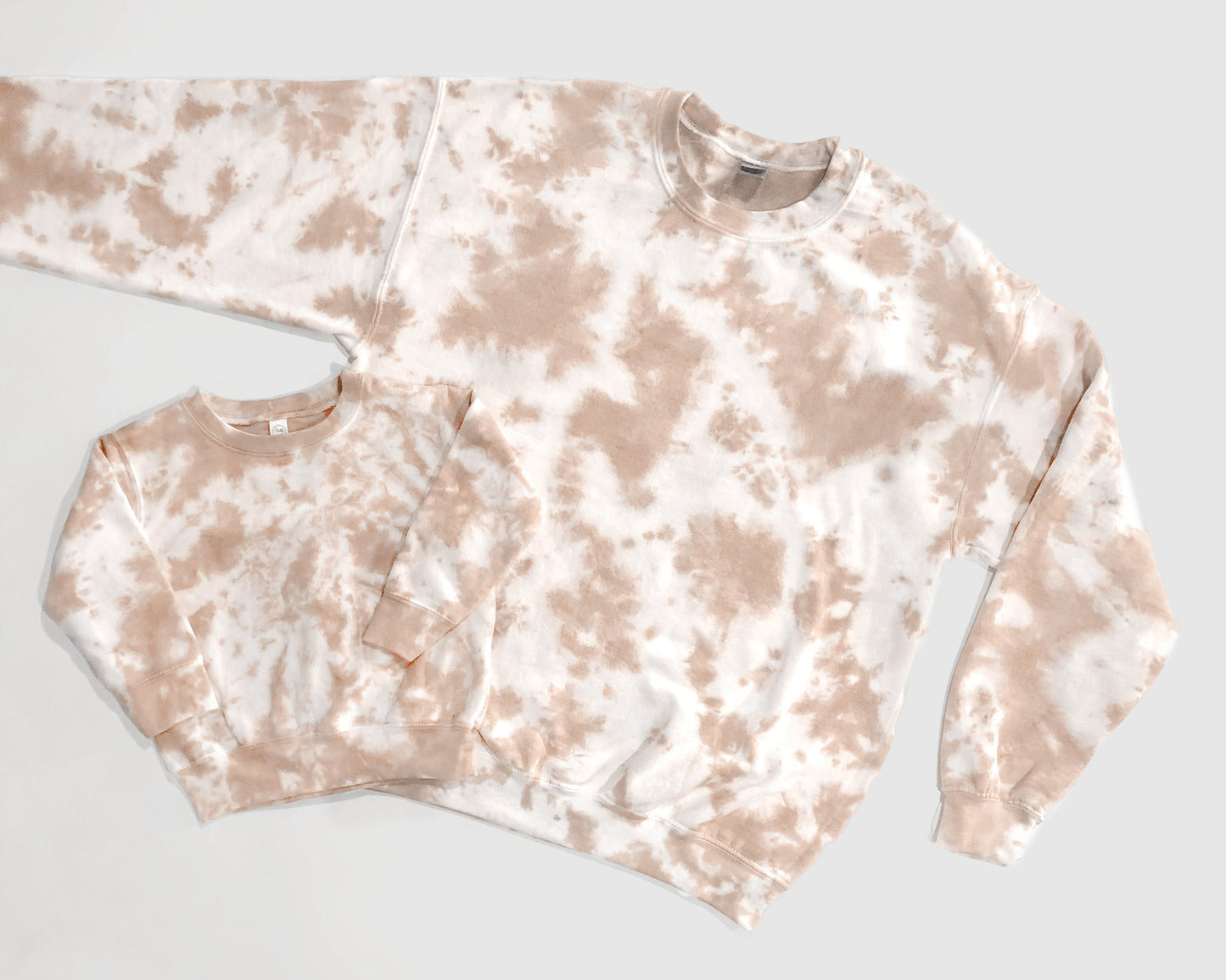 Matching Tie Dye Sweatshirt Set | Mom, Dad & Baby Outfits