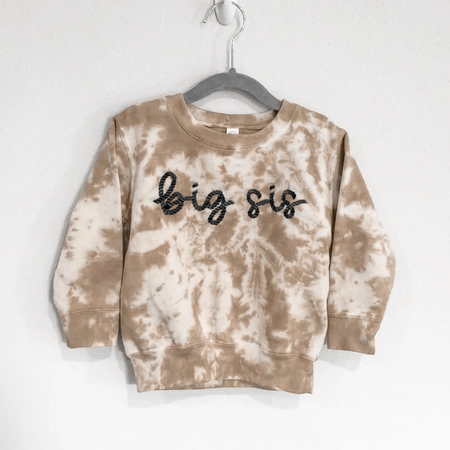 Custom Embroidered Tie-Dye Matching Sibling Outfits