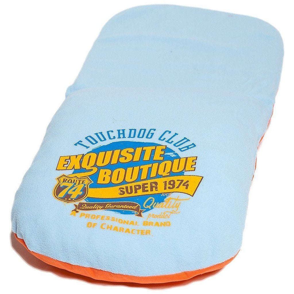 Touchdog ® 'Active-Play' Vintage Emblem Panoramic Cat Bed with Teaser Toy