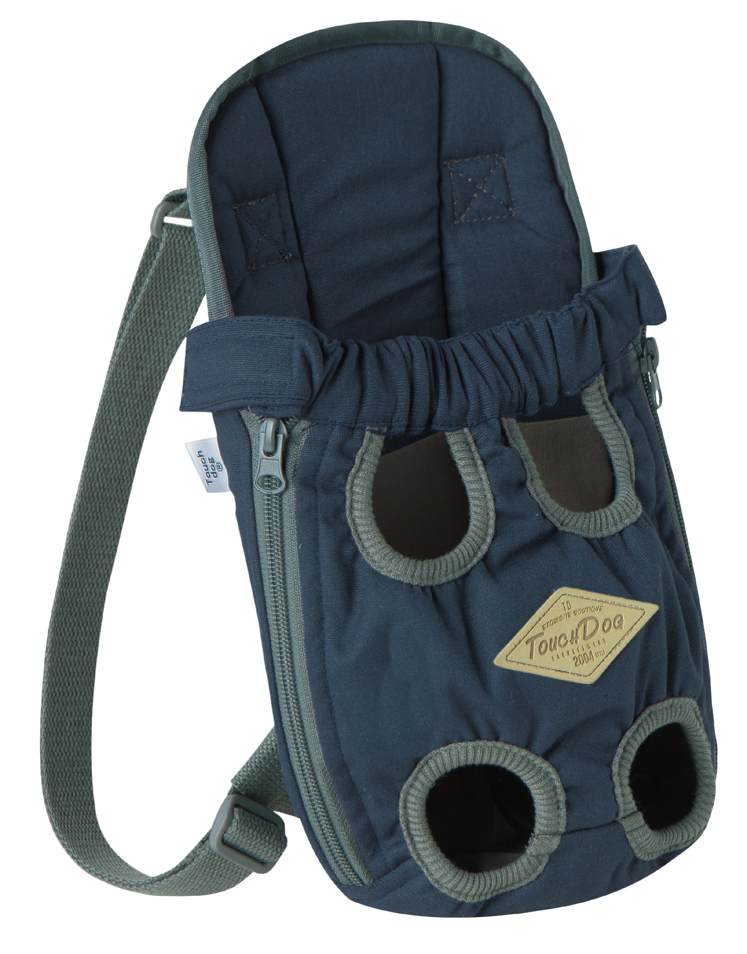 Touchdog ® 'Wiggle-Sack' Fashion Designer Front and Backpack Dog Carrier