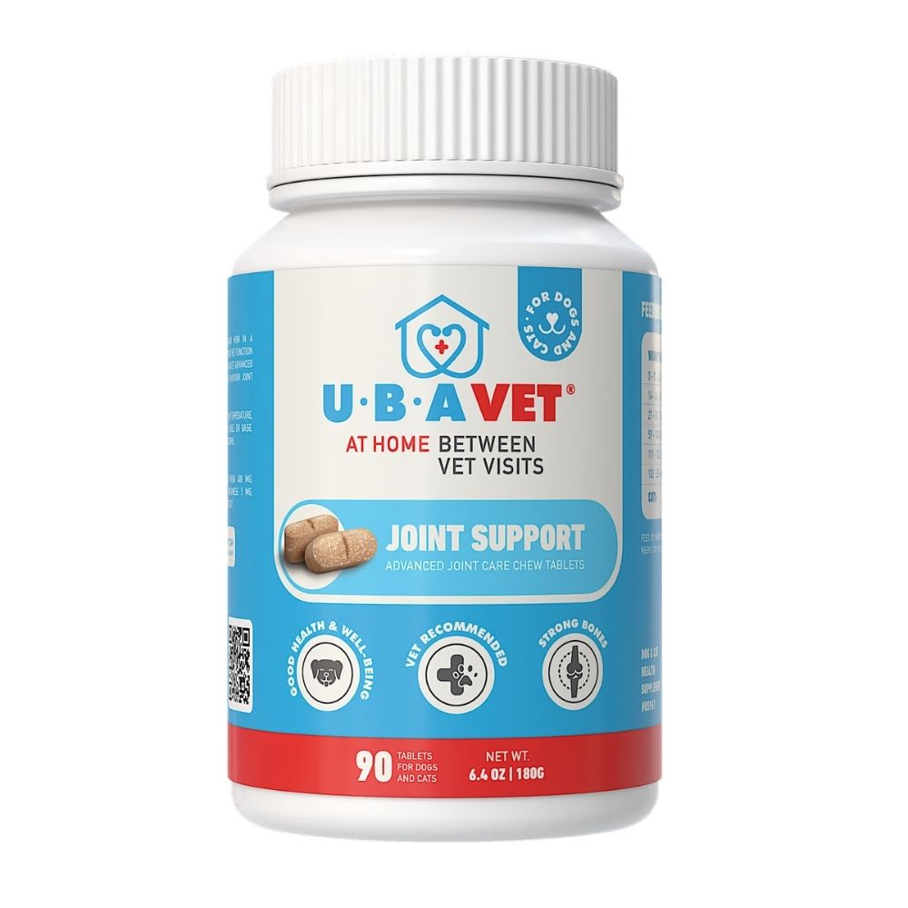 UBAVET Joint Support Advanced Joint Care Chewable Tablets for Dogs & Cats