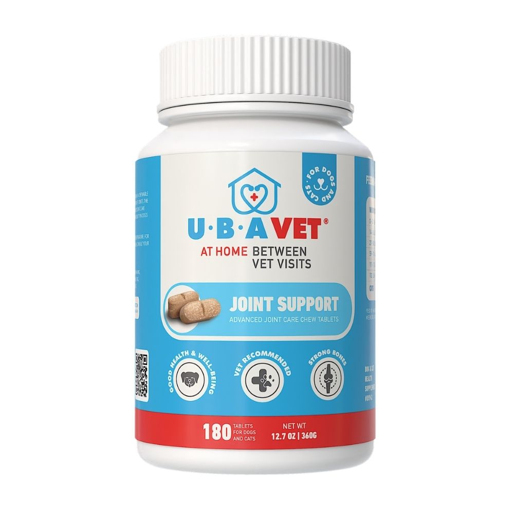 UBAVET Joint Support Advanced Joint Care Chewable Tablets for Dogs & Cats